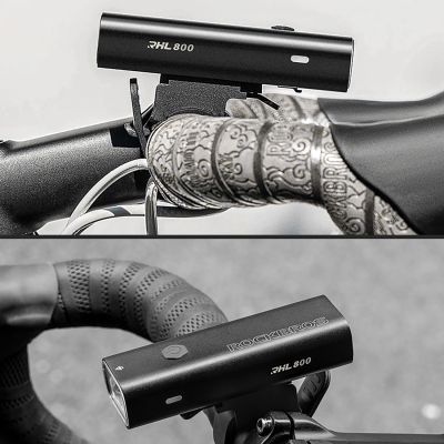 17. Rockbros 24710012001 front bicycle light 800 lm + USB-C - USB-A cable - black