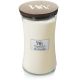 Large candle WHITE TEA & JASMINE WOODWICK