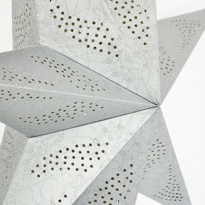 4. DECORATIVE PAPER STAR 60CM SILVER