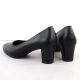 3. Women's black low-heel pumps Sergio Leone PB177