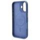 7. Guess 4G Logo Plate MagSafe iPhone 16 Case - Blue