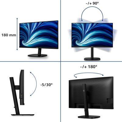 41. Philips monitor 80.0cm (31.5") 32B2U3601 16:09 HDMI+DP+USB-C