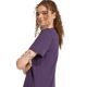 6. adidas Essentials Small Logo Cotton Purple Women's T-Shirt JY4966