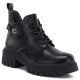 Women’s black ankle boots with block heel and platform, Jezzi MR2502-3