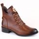 12. Insulated flat-heeled ankle boots Jezzi W JEZ412C brown
