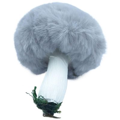 DECORATIVE PENDANT MUSHROOM 8x12CM GRAY