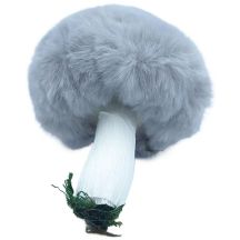 DECORATIVE PENDANT MUSHROOM 8x12CM GRAY