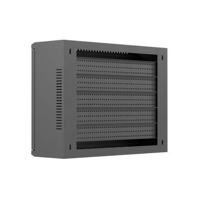 5. TPR INSTALLATION CABINET 10" & 19" WITH MESH BOARD 560X420X180 BLACK LANBERG (ASSEMBLED)