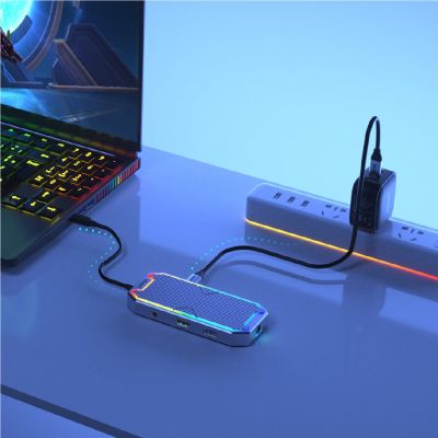 6. UNITEK HUB USB-C, HDMI 2.0, RJ45, 3.5MM, PD 100W