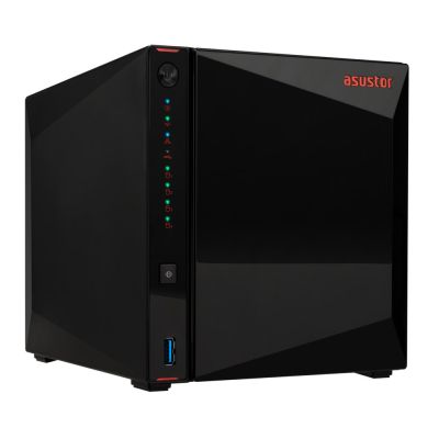 2. AS5404T NAS; Tower; 4x (3.5" SATA HDD/ 2.5" SSD); Intel Celeron N5105; 4GB DDR4 SODIMM (max. 16GB), 2x 2.5GbE 4x M.2 2280 NVMe PCIe 3.0, 3x USB 3.2 Gen, 1x HDMI 2.0b