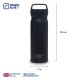 7. TRAVEL BLUE BLACK THERMAL BOTTLE