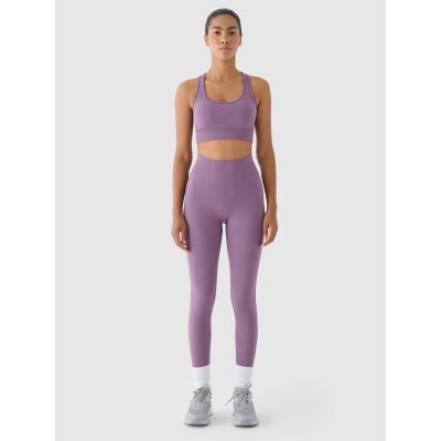 9. Women's seamless high-waisted training leggings 4F 4FWAW24TFTIF278-50S