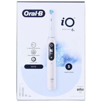 17. Braun Oral-B iO6 Series Electric Toothbrush White