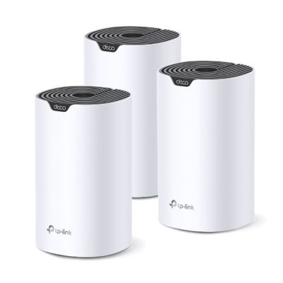 TP-Link Deco S7 (3-pack) Dual-band (2.4 GHz/5 GHz) Wi-Fi 5 (802.11ac) White, Black Internal