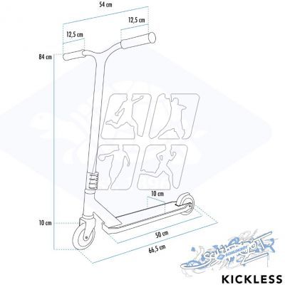 9. Scooter Schildkrot Kickless Forest 510432