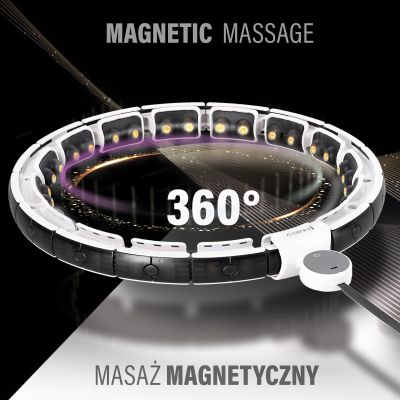 3. Hula Hop HMS HHM16 with magnet and weight white + counter