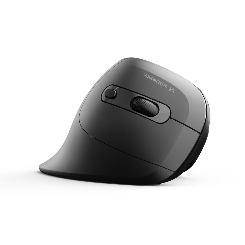 4. Wozinsky WWM-1076 Wireless Vertical Ergonomic Mouse 3600 DPI - Black