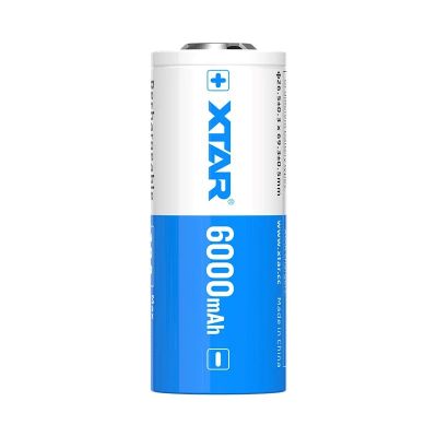 4. XTAR BATTERY 26650 3.6V LI-ION 6000 MAH WITH PROTECTION 26650-6000