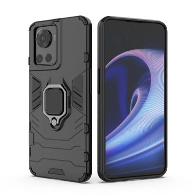 13. Ring Armor armored hybrid case cover + magnetic holder for OnePlus Ace black