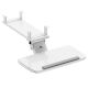 3. Maclean Under-Desk Keyboard Holder, Adjustable, Max. 5kg, White, MC-156 W
