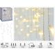 7. CHRISTMAS TREE LIGHTS OUTDOOR LIGHT CURTAIN 180 LED CONTROLLER TIMER WARM WHITE TRANSPARENT CABLE