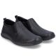2. Rieker 05264-00 Men's Black Leather Slip-On Shoes