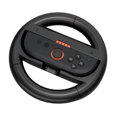 3. Racing Wheel for Nintendo Switch 2 Joy-Con Controller (Pack of 2) - Black