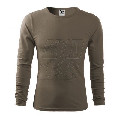 3. T-shirt Malfini Fit-T LS M MLI-11929 army