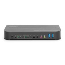 Digitus KVM Switch, 2 x 1 HDMI, HDMI output, USB, 4K x 2K at 60 Hz