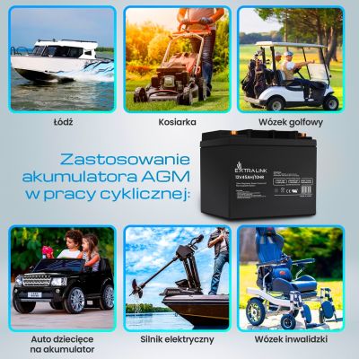 17. EXTRALINK BATTERY BATTERY ACCUMULATOR AGM 12V 45