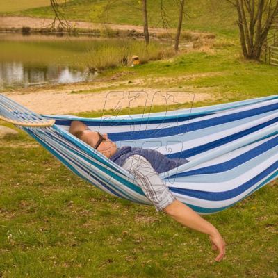 3. Garden hammock 2 people Luxe XXL 250x150 cm blue 1021201