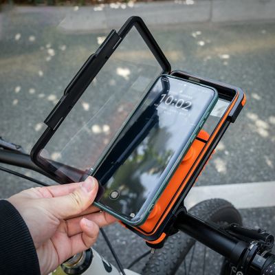 7. Rockbros HW-87 Magnetic Waterproof Phone Holder - Black