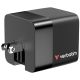 6. Verbatim Gan 65W charger 2xUSB-C PD, 1xUSB-A, retrac. Cable 32217