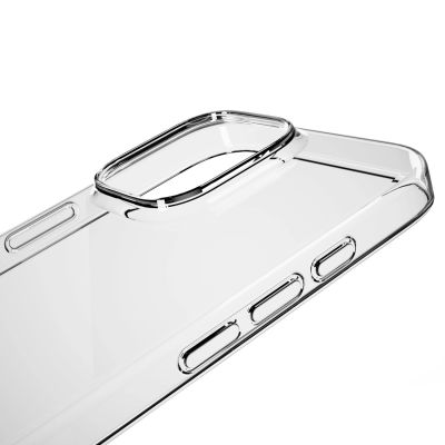 8. Puro 03 Nude Silicone Case for iPhone 16 Pro Max - Transparent