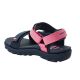 3. Lee Cooper children's shoes girls velcro sandals for summer beach navy blue pink