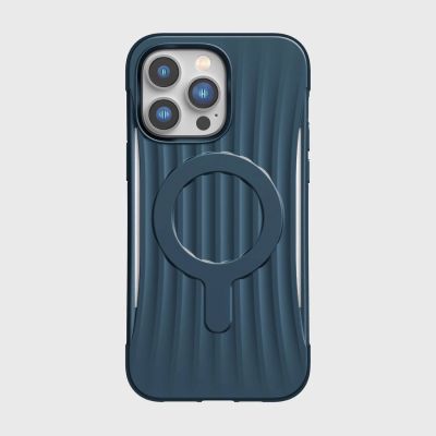 8. Raptic X-Doria Clutch Case iPhone 14 Pro Max with MagSafe back cover blue