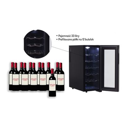 9. ADLER AD 8083 wine refrigerator