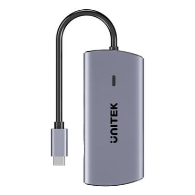 UNITEK USB-C HUB 6-in-1 | 3x USB-A | 5Gbps | PD 100 W | HDMI 4K@30Hz | RJ45