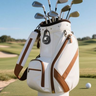 7. Tech-Protect Slidelock Carabiner Keychain Case for Apple AirTag 1/2 - Black