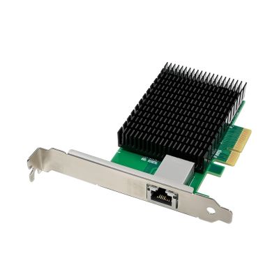 4. LevelOne GB PCIe4x 1xRJ45 10Gbps Network Card Green