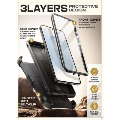 5. Supcase Unicorn Beetle Pro Case for Samsung Galaxy S25 FE - Black