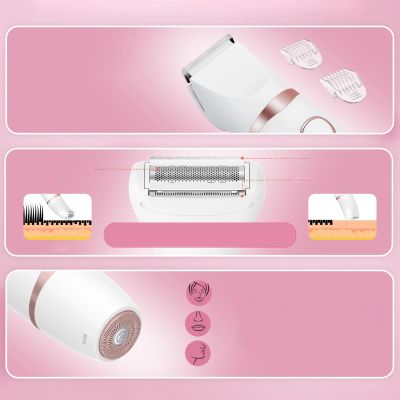 3. MAXGROOM M-105 3-in-1 Women's Body and Face Trimmer - White