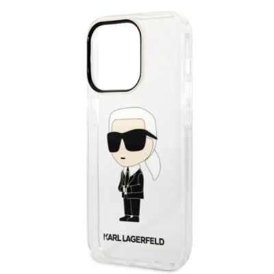 6. Karl Lagerfeld Ikonik Karl case for iPhone 14 Pro - transparent