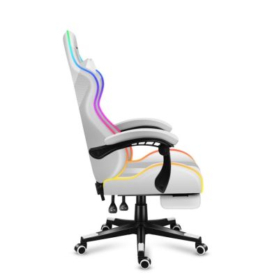 16. Huzaro Force 4.7 RGB White Gaming Chair