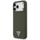 2. Guess Silicone Triangle Logo MagSafe Case for iPhone 17 Pro Max - Green