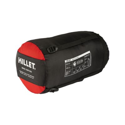3. MILLET Baikal 1500 Reg sleeping bag red