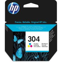 HP ink color HP 304, HP304=N9K05AE, 100 pages