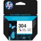HP ink color HP 304, HP304=N9K05AE, 100 pages