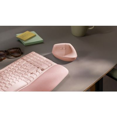 35. Logitech Lift Vertical Pink mouse