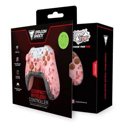 6. Dragonshock PopTop Pink, Brown, Black, Light Blue, Purple Bluetooth Gamepad Analog/Digital Nintendo Switch, PC